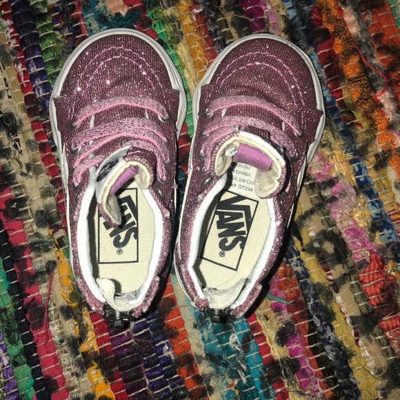 pink sparkly vans - Picture 3 of 4